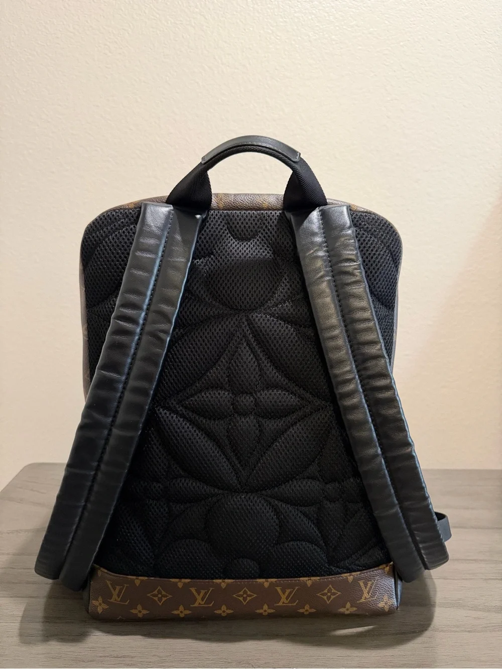 Louis Vuitton Monogram Canvas Brown / Gold Backpack
